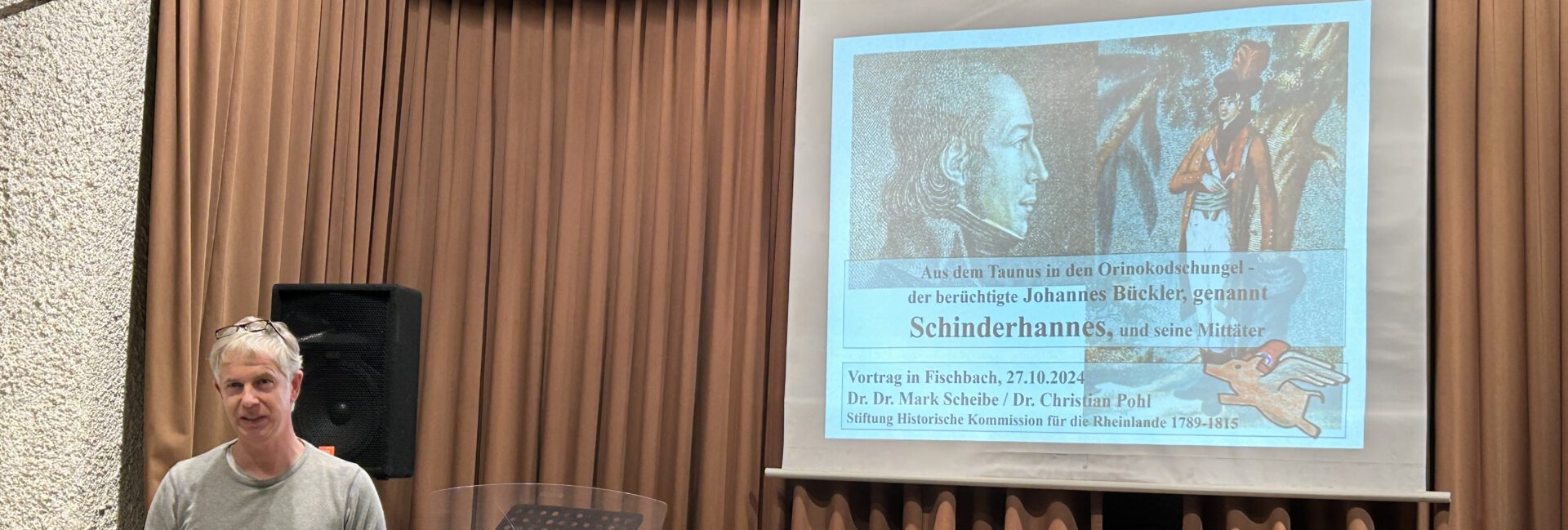 Mark Scheibe und sein Thema Schinderhannes