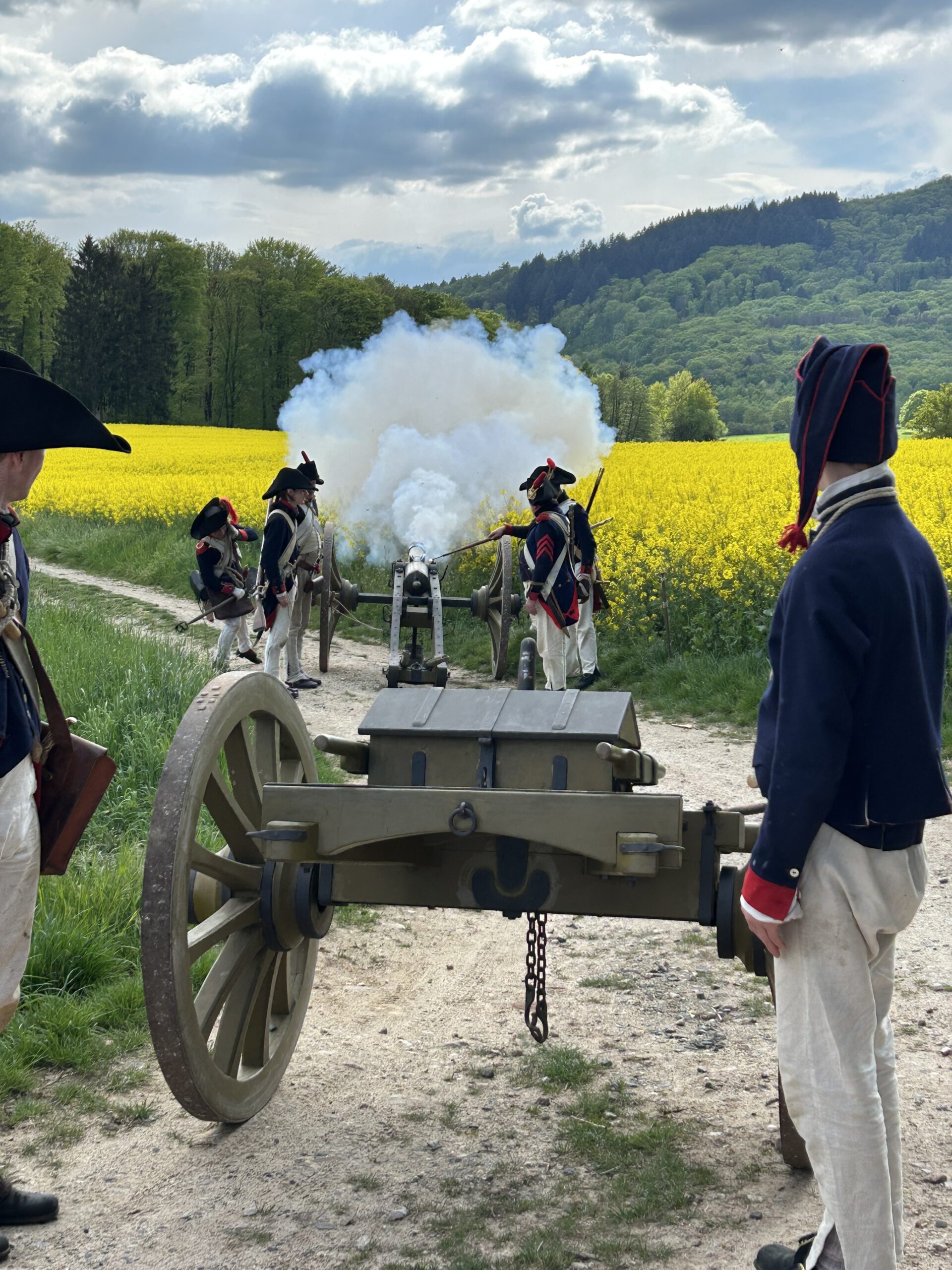 Der Donner hat ein starkes Echo