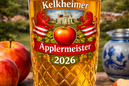 Hessischer Apfelwein im Sonnenschein